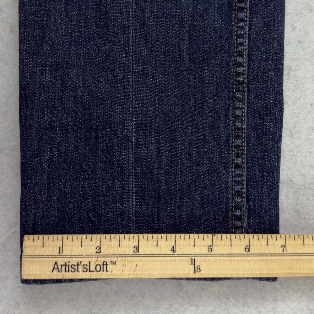 Pilcro by Anthropologie Size 28 Dark Wash Denim Belted Tapered Jeanscasual - Picture 7 of 12
